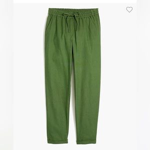 J. Crew Factory Linen-Cotton Drawstring Pants